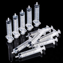 Load image into Gallery viewer, 20 Packs Plastic Syringe with Measurement, Suitable for Measuring, Watering, Refilling (10 ml)