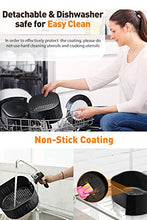 Load image into Gallery viewer, OMORC Habor Air Fryer, 6 Quart Pot & 5.8QT Basket, 1800W Fast Large Hot Air Fryers & Oilless Cooker w/Presets, LED Touchscreen(for Wet Finger)/Roast/Bake/Keep Warm, Suitable for Dishwasher, Nonstick