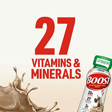 Load image into Gallery viewer, BOOST High Protein with Fiber Complete Nutritional Drink, Cafe Mocha, 8 fl oz Bottle, 24 Pack