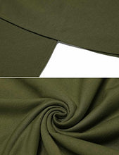 Load image into Gallery viewer, COOFANDY Mens Casual Hooded Poncho Cape Cloak Irregular Hem Hoodie Pullover Army Green Small