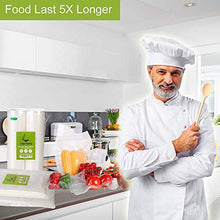 Load image into Gallery viewer, Sales!! VacYaYa 6 Pack 8"x20'(3Rolls) and11"x20' (3Rolls) Food Saver Seal a Meal Vacuum Sealer Storage Bags Rolls for Food Saver and Sous Vide with BPA Fre