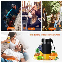 Load image into Gallery viewer, Smoothie Blender, Portable Blender with Magnetic Charging, Blender for Shakes and Smoothies with 301 Stainless Steel Blade, BPA Free, 12oz for Home, Office, Sports, Travel, Outdoors