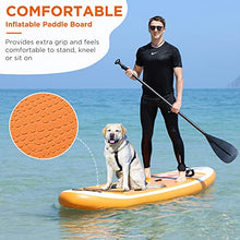 Load image into Gallery viewer, SYCEES 8'7 x 30" x 6", All-Around Inflatable Stand Up Paddle Board - Stable, Versatile, Durable and Lightweight SUP for All Skill Levels, Paddleboard Accessories & Carry Bag Included (Orange)