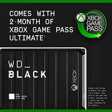 Load image into Gallery viewer, WD_Black 5TB P10 Game Drive for Xbox One, Portable External Hard Drive with 2-Month Xbox Game Pass - WDBA5G0050BBK-WESN