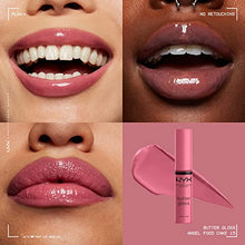 Load image into Gallery viewer, NYX PROFESSIONAL MAKEUP Butter Gloss, Non-Sticky Lip Gloss - Angel Food Cake (True Mauve)