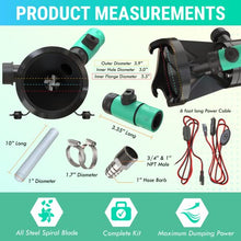 Load image into Gallery viewer, LATCH.IT RV Macerator Pump | 12V Quick-Release Macerator Pump for RV | RV Waste Pump Macerator w/All Fittings, Hoses & Clamps You’ll Need | Portable RV Pump | Dump 12-15 Gallons of Waste per Minute!