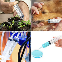 Load image into Gallery viewer, DEPEPE 2pcs 100ml Large Plastic Syringe with 2pcs 47in Handy Plastic Tubing and Luer Connections for Scientific Labs, Measuring, Watering, Refilling, Filtration, Feeding