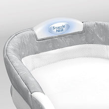 Load image into Gallery viewer, Baby Delight Snuggle Nest Afterglow Infant Sleeper/Baby Bed | Misty Dandelions Catcher Fabric Pattern | Portable Bassinet with Nightlight | Waterproof Foam Mattress with Sheet