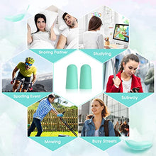 Load image into Gallery viewer, Ear Plugs 60 Pairs,Ultra Soft Foam Ear Plugs for Sleeping Noise Reduction,38dB Sound Blocking Earplugs for Sleeping,Snoring,Travel, Concerts, Studying, Work, Shooting and All Loud Events