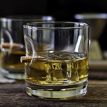Load image into Gallery viewer, The Original BenShot Bullet Rocks Glass with Real .308 Bullet - 11oz | Made in the USA