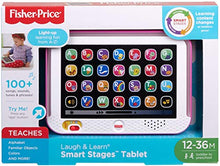 Load image into Gallery viewer, Fisher-Price Laugh & Learn Smart Stages Tablet - Pink, Interactive Pretend Computer Musical Learning Toy for Infants and Toddlers