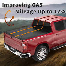 Load image into Gallery viewer, oEdRo Soft Tri-Fold Truck Bed Tonneau Cover Compatible with 2009-2023 Dodge Ram 1500 (Inclu. Classic & New), Fleetside 5.6 Ft Bed w/o Ram Box