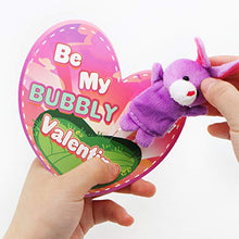 Load image into Gallery viewer, JOYIN 28 Packs Valentines Day Gift Cards with Animal Finger Puppet Set for Kids Party Favor, Classroom Exchange Prizes, Valentine’s Greeting Cards, Stressrelief Hand Puppets (Animal 1)