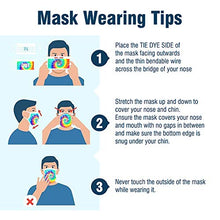 Load image into Gallery viewer, WeCare Individually Wrapped Kids Face Masks - 50 Pack - Soft on Skin - Disposable, 3 Ply - 5.7" x 3.7" Children's Size - 3 Layer Protectors with Elastic Earloops - Latex Free - Tie Dye