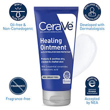 Load image into Gallery viewer, CeraVe Healing Ointment | Moisturizing Petrolatum Skin Protectant for Dry Skin with Hyaluronic Acid and Ceramides | Lanolin Free & Fragrance Free | 5 Ounce