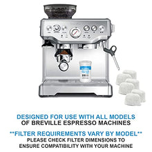 Load image into Gallery viewer, CleanEspresso Espresso Machine Cleaning Tablets and Filters For Breville Espresso Machines (40 Tablets + 6 Filters) - 2 Gram Cleaning Tablets & Replacement Water Filter - Espresso Cleaner Accessories