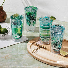 Load image into Gallery viewer, Tervis Made in USA Double Walled Kelly Ventura Insulated Tumbler Cup Keeps Drinks Cold & Hot, 16oz 4pk, Sorbet Stripe