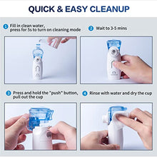 Load image into Gallery viewer, Portable Nebulizer - Nebulizer Machine for Adults and Kids Travel and Household Use, Handheld Mesh Nebulizer for Breathing Problems APOWUS