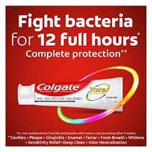 Load image into Gallery viewer, Colgate Total Toothpaste, Clean Mint, 9.6 Ounce (2-Pack)