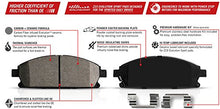 Load image into Gallery viewer, Power Stop K6480 Front and Rear Z23 Carbon Fiber Brake Pads with Drilled & Slotted Brake Rotors Kit