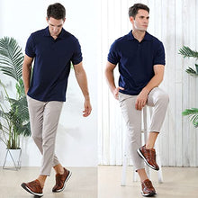 Load image into Gallery viewer, MERRYLAND Men's Classic Business Casual Dress Breathable Lace-up Oxford Shoes,Tan PU 7 M US