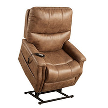 Load image into Gallery viewer, Pulaski Faux Leather Dual Motor Lift Chair in Badlands Saddle
