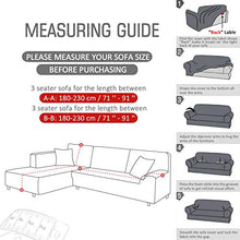 Load image into Gallery viewer, TAOCOCO Waterproof Sectional Couch Covers 2pcs L Shape Sofa Covers Polyester Fabric Stretch Furniture Cover Pet Dog Sofa Slipcovers L-Type Flexible Sofa Cover 3 seat +3 seat (Light Grey)