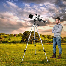 Load image into Gallery viewer, Gskyer Telescope, 70mm Aperture 400mm AZ Mount Astronomical Refracting Telescope for Kids Beginners - Travel Telescope with Carry Bag, Phone Adapter and Wireless Remote