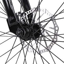 Load image into Gallery viewer, Lroplie R2 Commuter Aluminum Road Bike 21 Speed 700C Wheel Suspension Fork Rear Suspension Bicycles for Intermediate to Advanced Riders (Road Black 21 Speed)