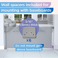 Load image into Gallery viewer, Perma Outdoor Retractable Baby Gate 33" Tall, Extends to 71" Wide, Gray