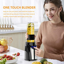 Load image into Gallery viewer, Portable Blender, HOKEKI Personal Blender for Shakes and Smoothies Mini Electric Food Blenders with Travel Lid for Sports,Travel,Gym,20 oz