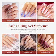 Load image into Gallery viewer, Beetles Mini Nail LED Lamp, Innovative Gel Nail Lamp with Smart Sensor for Easy and Fast Nal Extension System, Manicure UV LED Light for Gel Nail Art Flash Curing Lamp DIY Nail Art