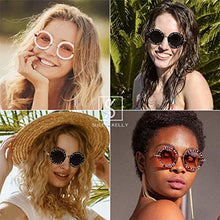 Load image into Gallery viewer, Round Sunglasses for Women Men bee Sunglasses Chic Style Unisex Glasses