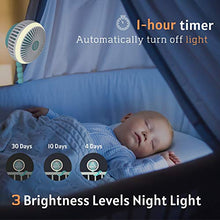 Load image into Gallery viewer, Moomet Mini Portable Stroller Fan | Flexible Monopod | USB Rechargeable Battery