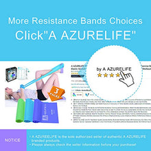 Load image into Gallery viewer, A AZURELIFE Resistance Bands, Professional Non-Latex Elastic Exercise Bands, 5 ft. Long Stretch Bands for Physical Therapy, Yoga, Pilates, Rehab, at-Home or The Gym Workouts, Strength Training