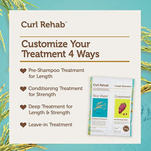 Load image into Gallery viewer, Curl Rehab Length Retention/Strength Dual Treatment, Rice Water Sealing Oil Treatment & Anti-Breakage Mask, 4.8 Oz Packette, 6 Count