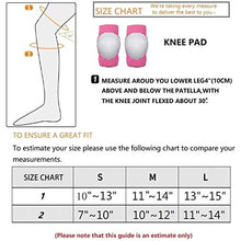 Load image into Gallery viewer, Fewear Kids & Adults Knee and Elbow Pads with Wrist Guards Protective Gear Set, Kneesavers Elbowsavers and Wristsavers for Skating Cycling Bike Rollerblading Scooter, L/M/S (Pink, M)