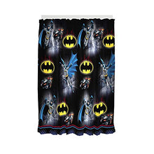 Load image into Gallery viewer, Franco Kids Room Window Curtain Panels Drapes Set, 82 in x 63 in, Batman