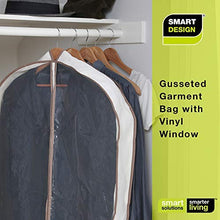 Load image into Gallery viewer, Smart Design Cedar Canvas Gusseted Garment Bag Hanger