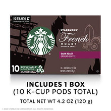 Load image into Gallery viewer, Starbucks Dark Roast K-Cup Coffee Pods — French Roast for Keurig Brewers — 1 box (10 pods)