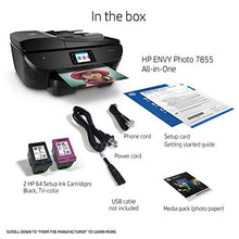 Load image into Gallery viewer, HP ENVY Photo 7855 All in One Photo Printer with Wireless Printing, HP Instant Ink ready, Works with Alexa (K7R96A)