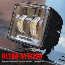 Load image into Gallery viewer, LED Cube Lights, Adzoon 2 Pcs 80W 3 Inch LED Pod Lights Offroad Driving Lights Spot Fog Lights Square LED Work Light for Truck Car SUV ATV UTV Motorcycle 4WD