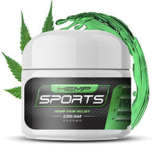 Load image into Gallery viewer, Hemp Pain Relief Cream - Hemp Cream - Arnica Gel Pain Relief - MSM 1000mg - Menthol Essential Oil - Camphor Cream - Joint Relief - Arthritis Pain Cream, Pain Relief Cream, Pain Relief Gel - HempSports