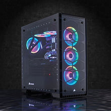 Load image into Gallery viewer, Corsair LL Series LL120 RGB 120mm Dual Light Loop RGB LED PWM Fan 3 Fan Pack with Lighting Node Pro (CO-9050072-WW)