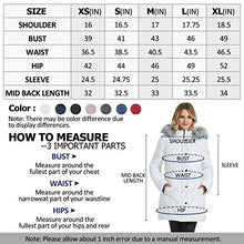 Load image into Gallery viewer, BINACL Women's Thickened Down Alternative Jacket,Cold Ice Novelty Cute Mountaineering Drawstring Removable Fake Fur Trim Petite Vegan Parka Puffer Cotton Padding Outwear Mighty Lite Jacket(Black,XS)