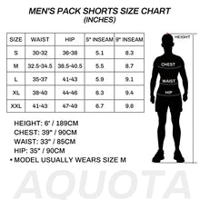 Load image into Gallery viewer, aquota 5" 9" Men Gym Shorts Zip Pockets Workout Shorts Running Shorts Lightweight Quick Dry Tennis Athletic Activewear 2 Pack Black