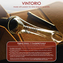 Load image into Gallery viewer, Vintorio Wine Aerator Pourer - Premium Aerating Pourer and Decanter Spout (Black)