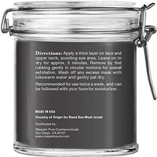 Load image into Gallery viewer, MAJESTIC PURE Dead Sea Mud Mask with Lavender Oil - Natural Face and Skin Care - Helps Reducing Pores and Appearances of Acne and Blackheads - Soothing, Therapeutic, and Nourishing - 8.8 oz
