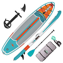 Load image into Gallery viewer, Drift 11'6" Inflatable Stand Up Paddle Board, SUP with Accessories | Coiled Leash, Pump, Lightweight Paddle, Fin & Backpack Travel Bag (Native)