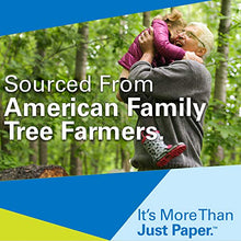 Load image into Gallery viewer, Hammermill 20lb Copy Paper, 8.5 x 11, 8 Ream Case, 4,000 Sheets, Made in USA, Sustainably Sourced From American Family Tree Farms, 92 Bright, Acid Free, Economical Multipurpose Printer Paper, 113640C